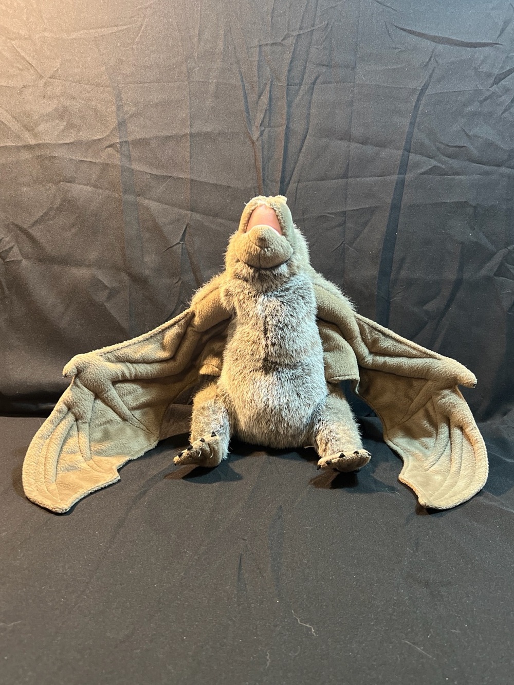 K&M International Bat Plush – 9” Tall / 26” Wingspan – 2005 Halloween Plush